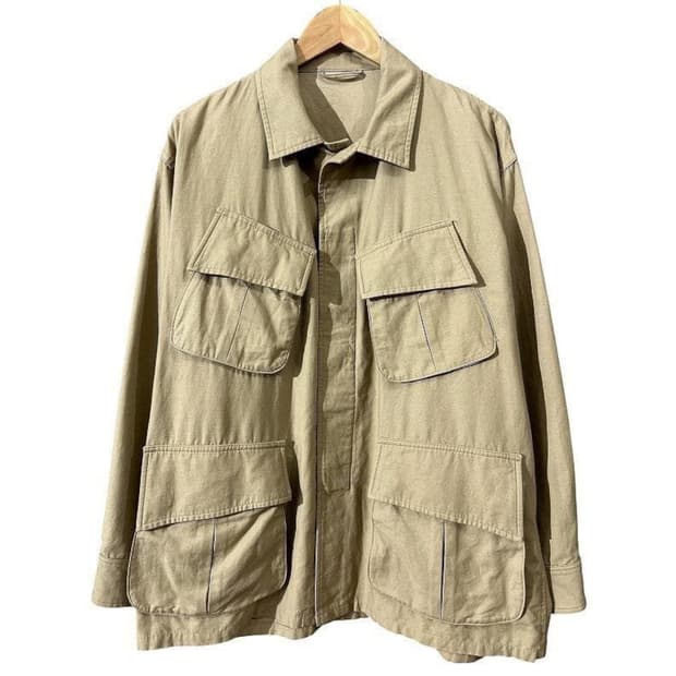 블럼스 blurhms 22ss 룻스탁 컴뱃 트로피컬 퍼티그 자켓