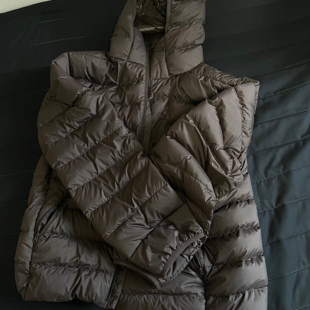 무탠다드 경량패딩 브라운 XXL