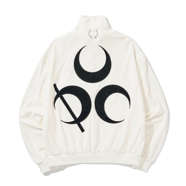 디오스피스 signature velour zipup cream