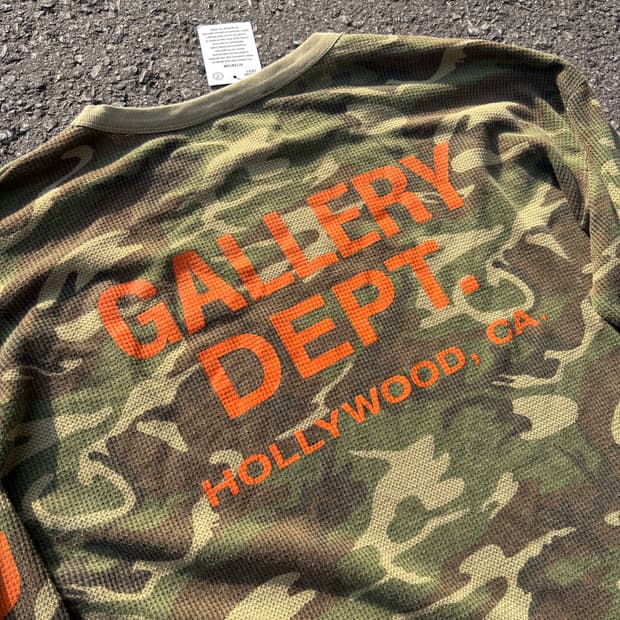 Gallery dept 카모 와플 롱슬리브