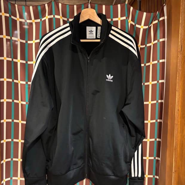 아디다스 삼선 블랙 트랙탑 져지