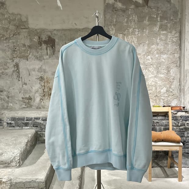 솔리드 옴므 스카이 블루 드림 풀 클럽 셋업