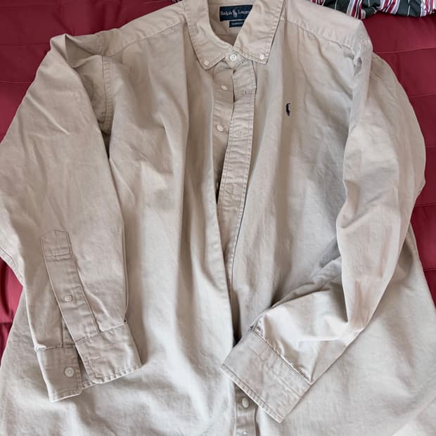 폴로랄프로렌 베이지 셔츠