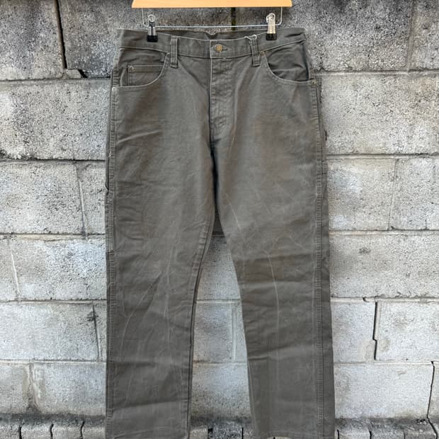 디키즈 카펜터 싱글니 워크 팬츠 다크 그린 모스그린