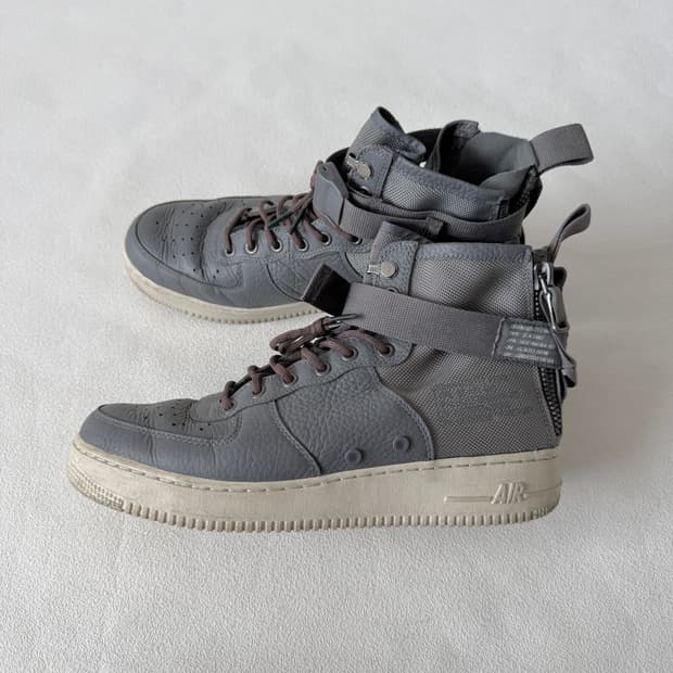 [280]나이키(NIKE) SF AF1 미드 다크그레이 포스하이