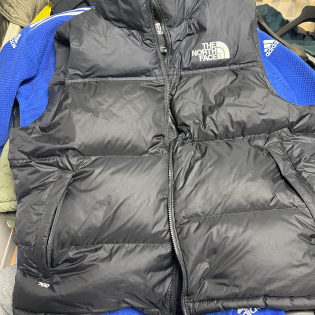 노스페이스 눕시 조끼 패딩 해외판 XL
