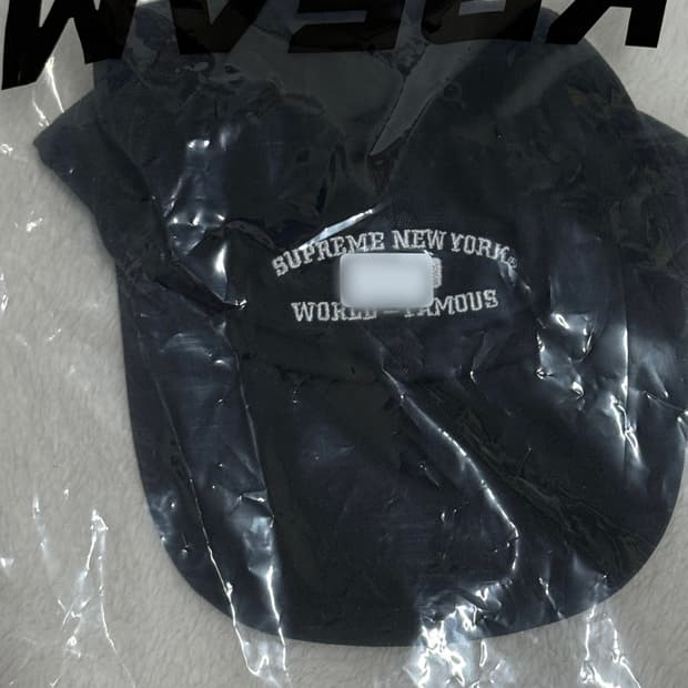 슈프림 뉴욕 아크 6패널 캡모자 블랙