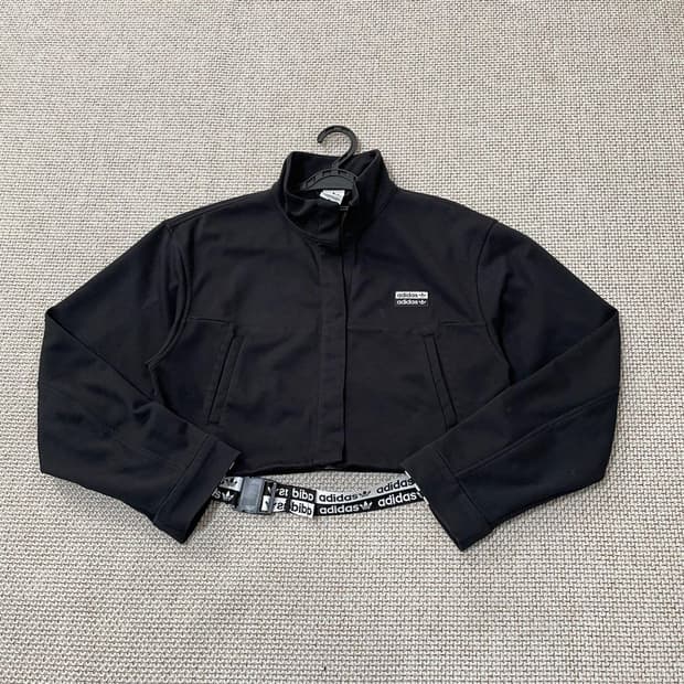 아디다스  여성 크롭 자켓 5862