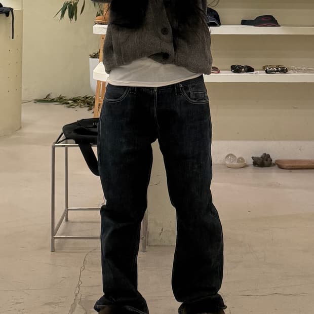 리바이스 프리미엄 웨스턴 무드 데님 팬츠 U669