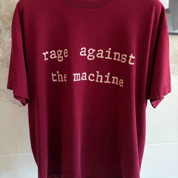 90s 레이지 어게인스트 더 머신 티셔츠
