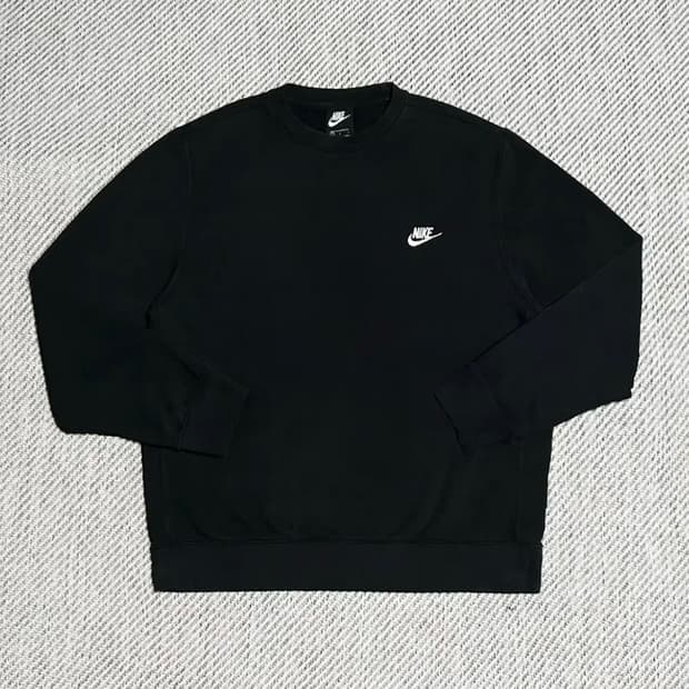 [XL] Nike 나이키 베이직 블랙 라운드 맨투맨