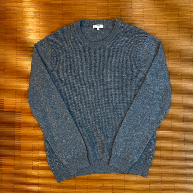 tngt 와플 블럭 니트