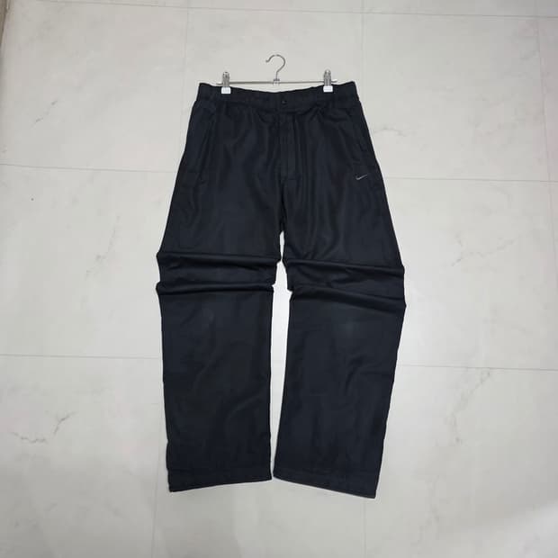 L) 00s 나이키 올드스쿨 스트링 트랙팬츠 블랙