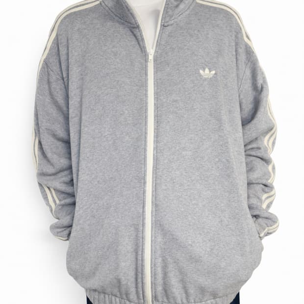 아디다스 스케이트보딩 트랙자켓 져지 그레이 HC2188