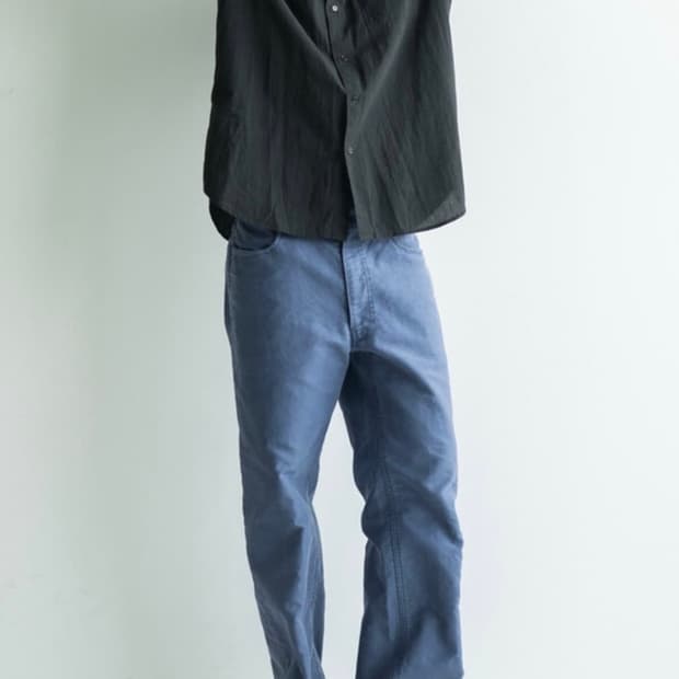 [M] 파세르 몰스킨 코튼 데님 블루