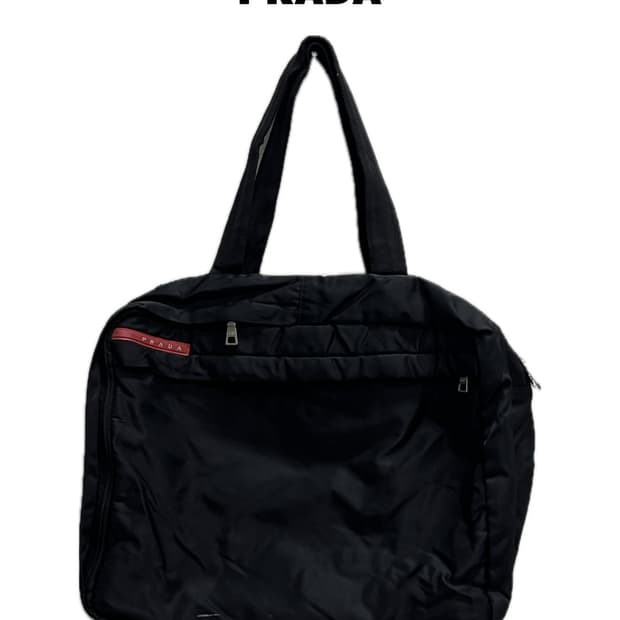 프라다스포츠 빈티지 나일론 메신저백