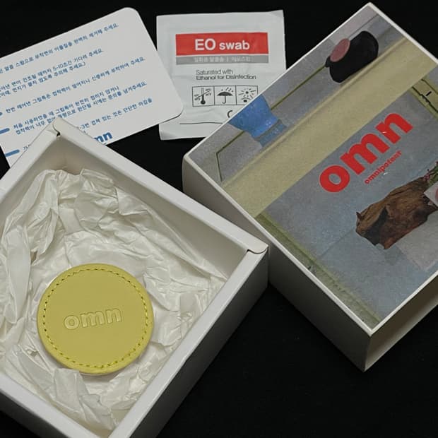 옴니포턴트 omn 가죽 그립톡 스마트톡 