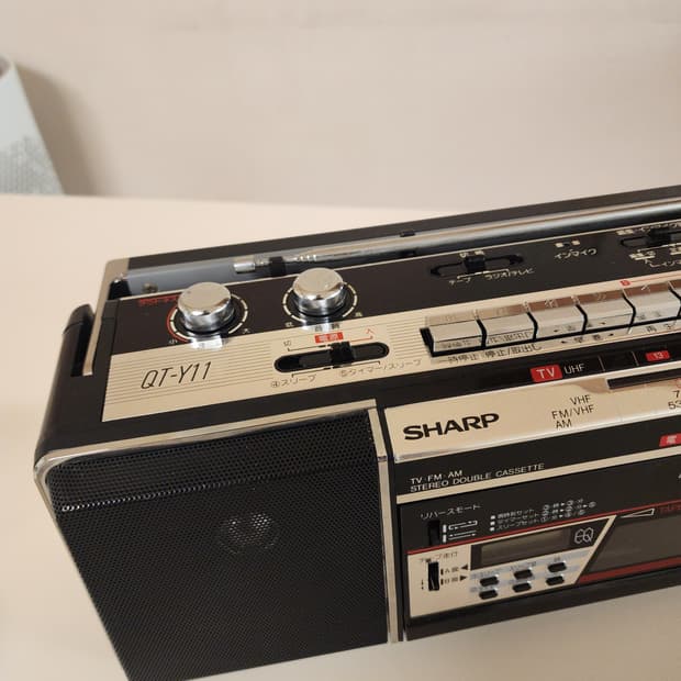 일본 SHARP 빈티지카세트 플레이어 QT-Y11