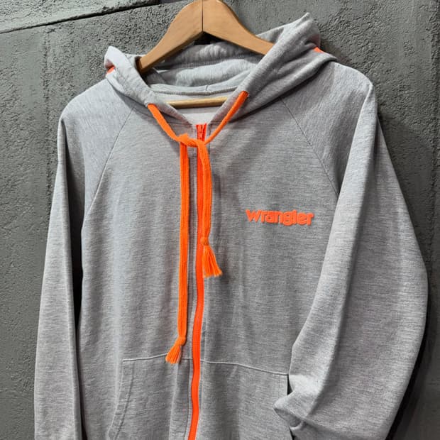 랭글러 그레이 후드 집업 (S) 