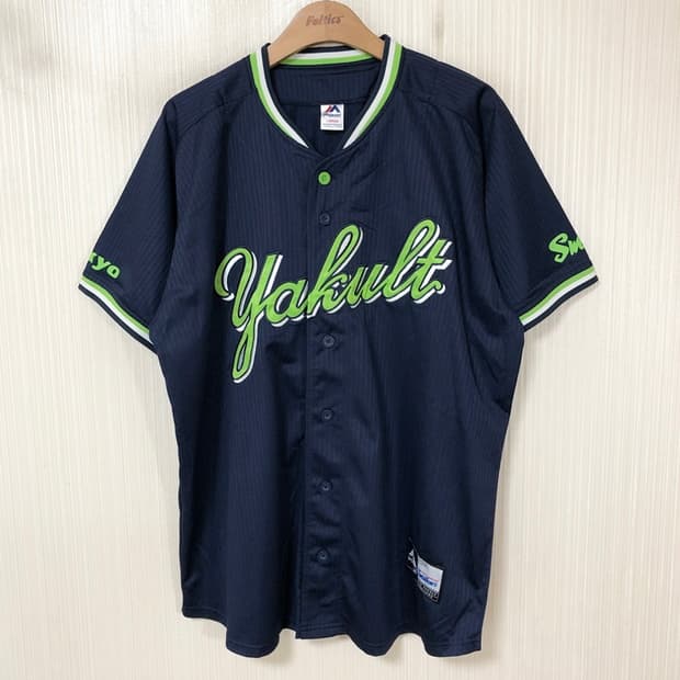 NPB 마제스틱 도쿄 야쿠르트 스왈로즈 원정유니폼/져지 L