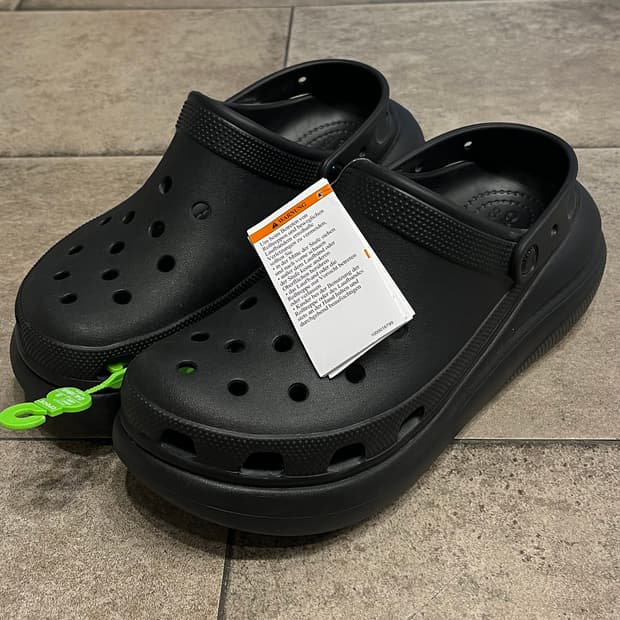[택포](280) 크록스 crocs 크러쉬 클로그 블랙