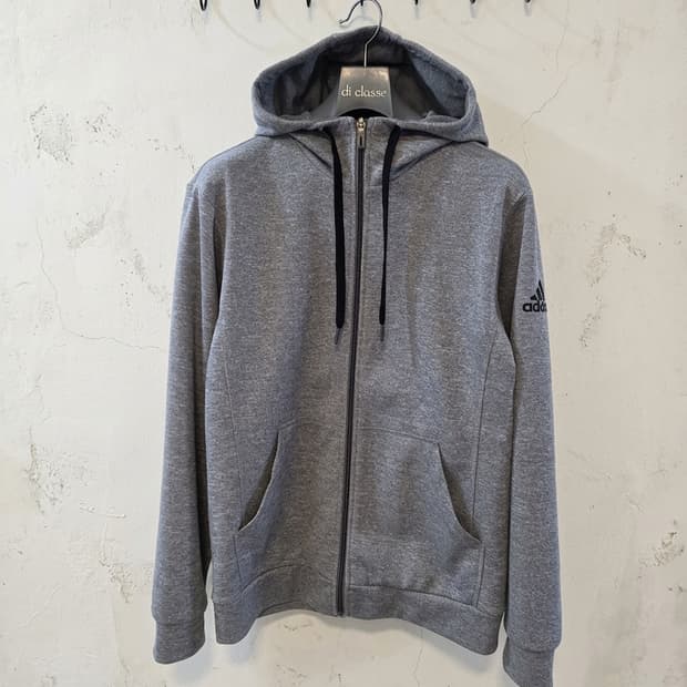 디다스 후드집업 그레이 100