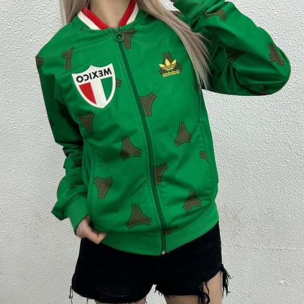 아디다스 멕시코 그린 트랙탑 90
