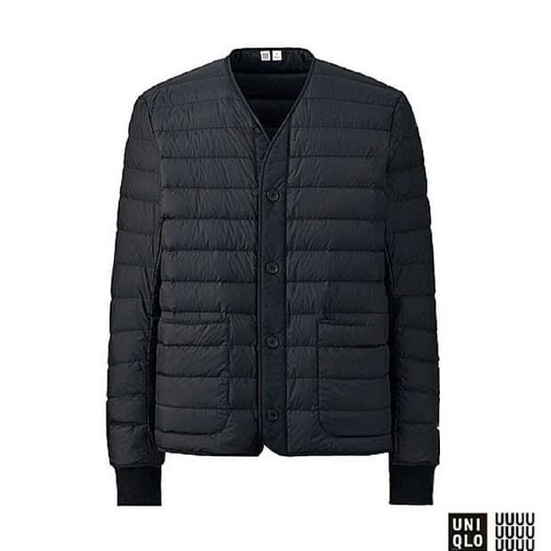 르메르 X 유니클로 16FW 봉태규 경량 패딩 라이너 블랙 L