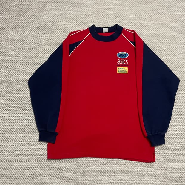 8~90s asics 아식스 스웻셔츠 
