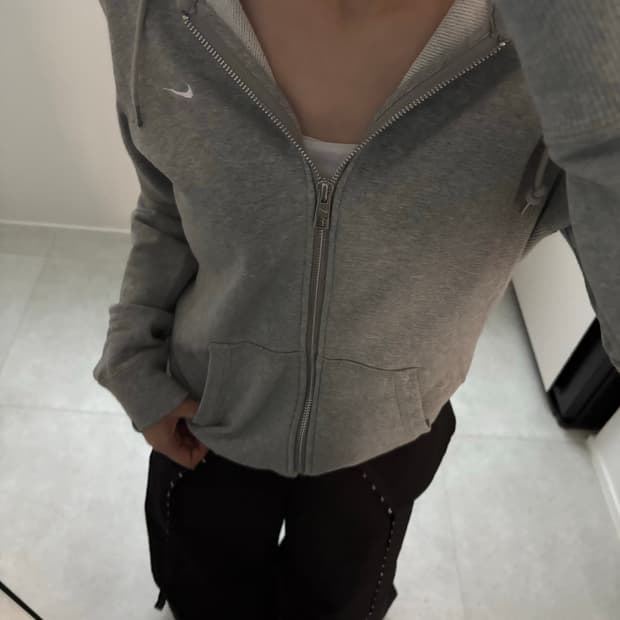 나이키 회색 후집