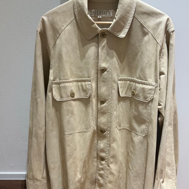 하버색 스웨이드셔츠