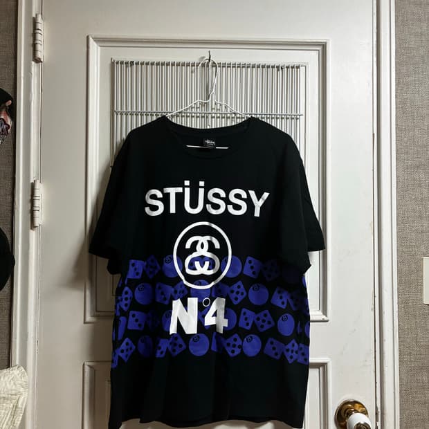 스투시 8볼&다이스 반팔 티셔츠