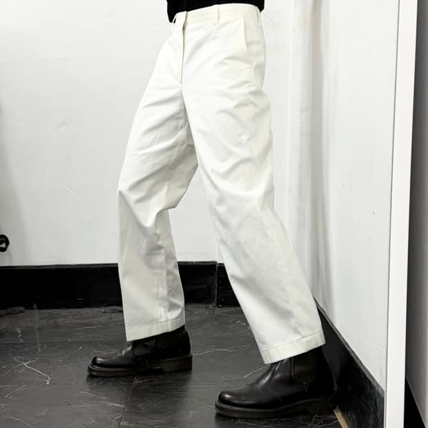솔리드옴므 21SS 화이트 팬츠