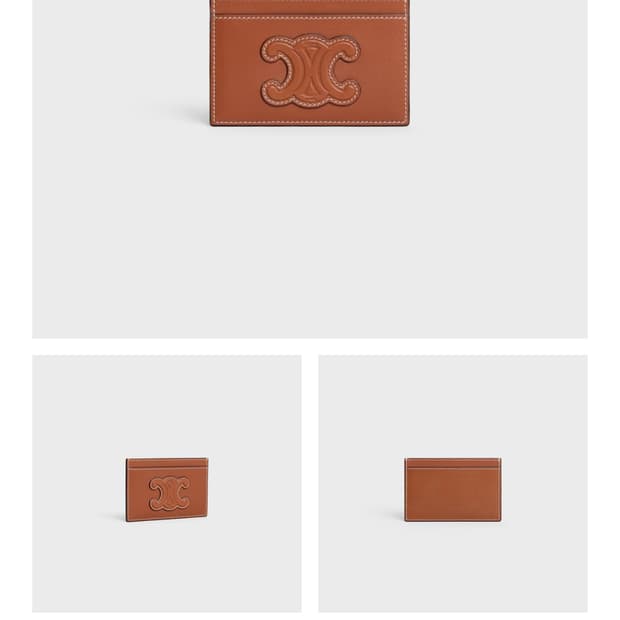 셀린느 트리옹프 램스킨 카드지갑