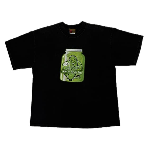 00s 빈티지 프린팅 반팔티셔츠 XL