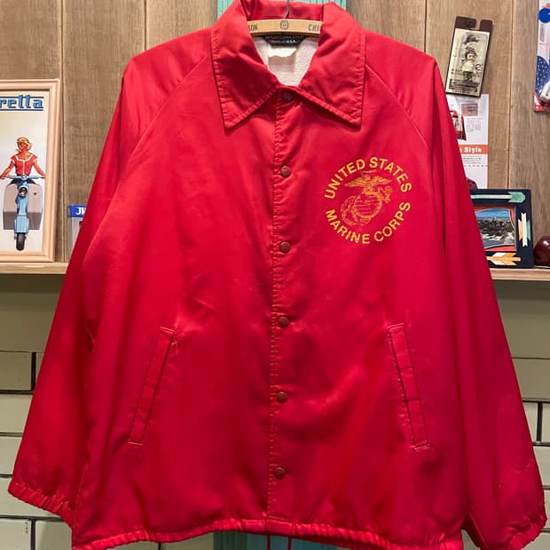 1980-90's Vintage USMC Coach Jacket
