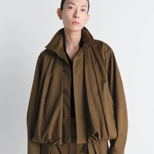 [36]르메르 26ss SOFT PLEATED  블루종/브론즈