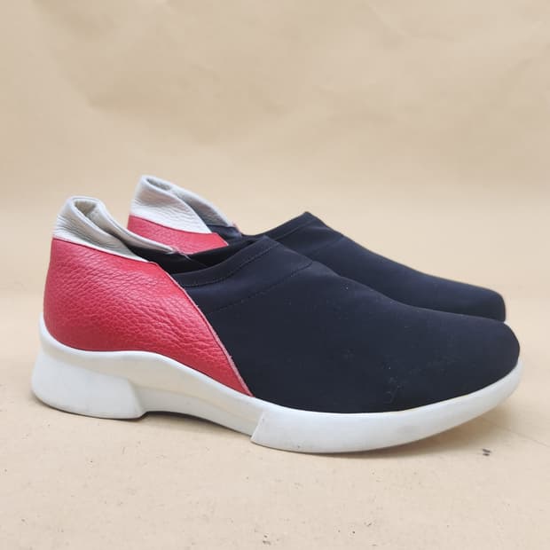 가이거 천연가죽 여성슬립온240 굽4