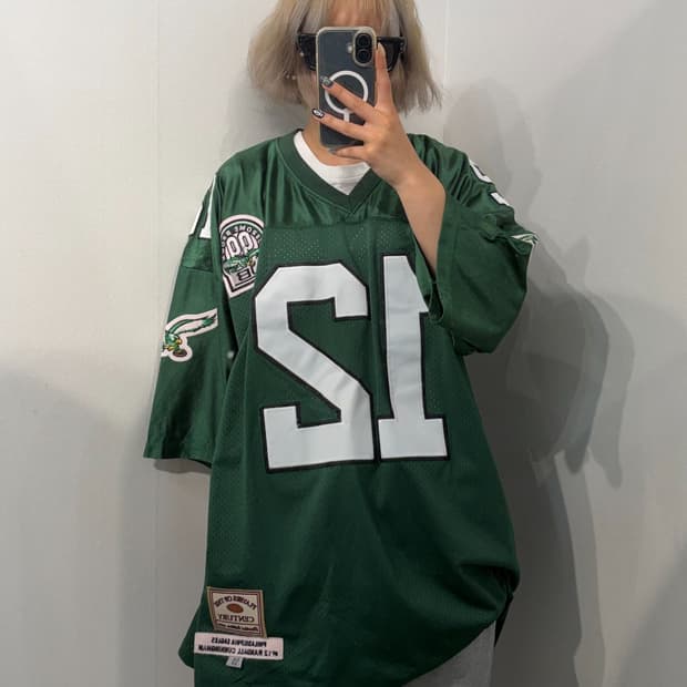 2XL 제프 해밀턴 필라델피아 이글스 랜달 커닝햄 져지