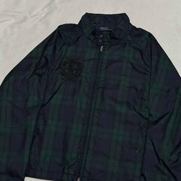 2XL 폴로랄프로렌 블랙와치 코튼 자켓