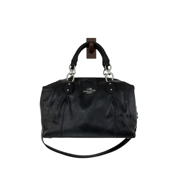 Coach 코치 블랙 투웨이 토트 숄더백