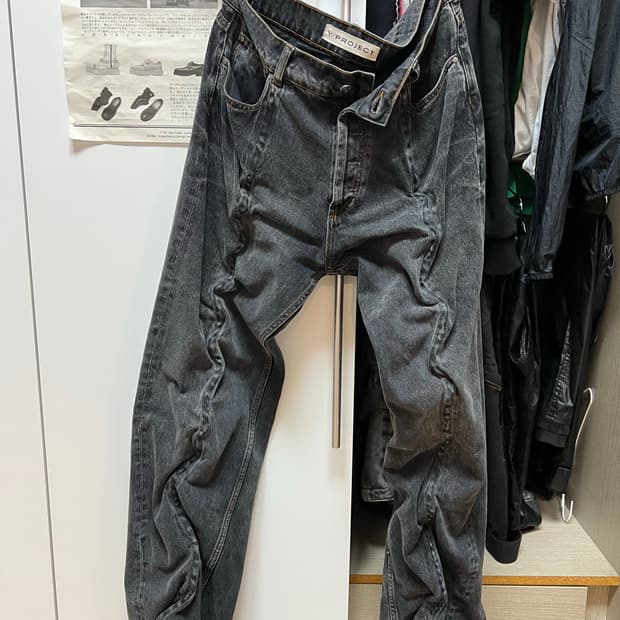 와이프로젝트 클래식 와이어 진 블랙 22fw