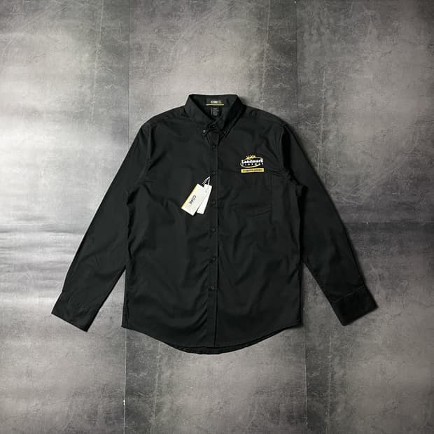 CORE 데드스탁 블랙 코튼 셔츠 A00652