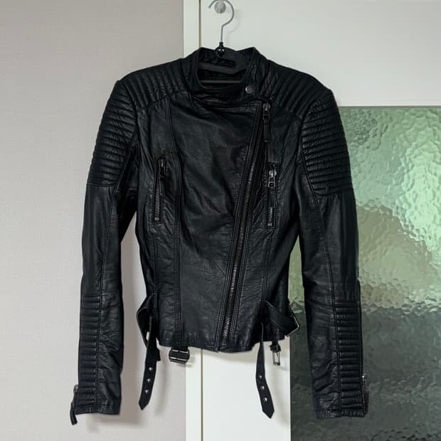 [미친핏]Zara Basic Fake Leather Jacket