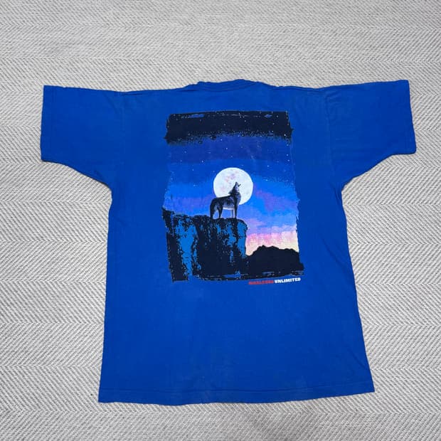 (XL) 90s 빈티지 말보로 언리미티드 반팔 티셔츠