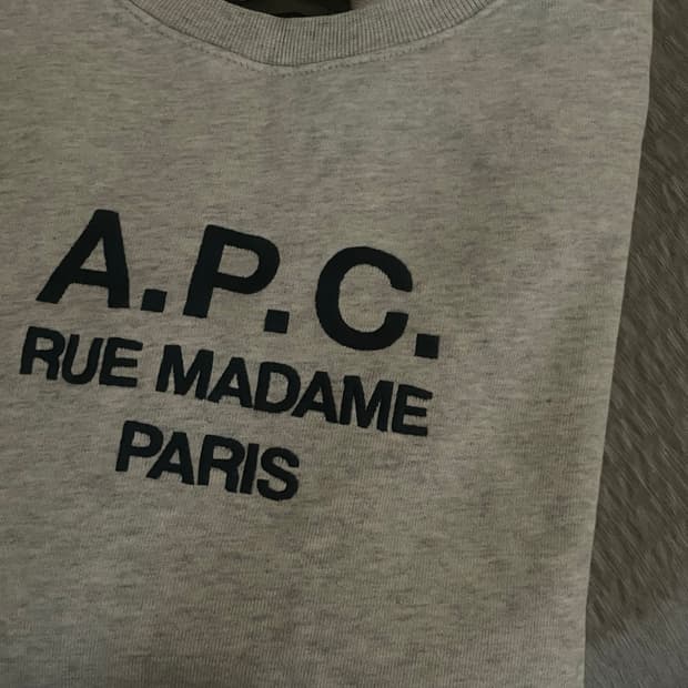 아페쎄 티나 스웨트셔츠 그레이 맨투맨 티셔츠