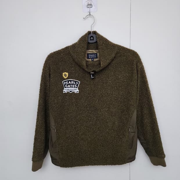 [PEARLY GATES 파리게이츠] 90 55 여 뽀글이맨투맨