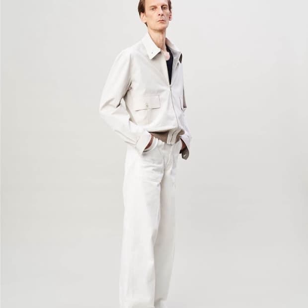 르메르 20SS 리버서블 블루종 아이보리