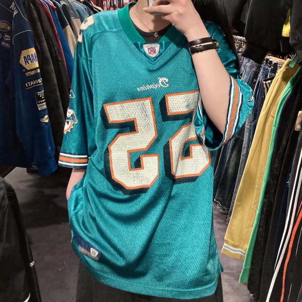 [IM] NFL 돌핀스 주니어 시아우 NO.55 아쿠아그린 반팔 져지