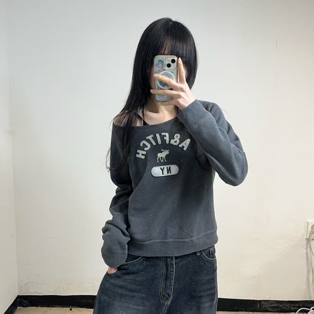 Abercrombie grey sweatshirt